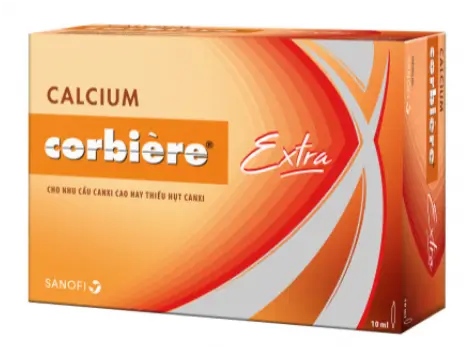 Calcium Corbiere Extra người lớn hộp 30 ống x 10ml Sanofi
